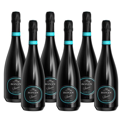 Case of 6 Zonin Prosecco Cuvee DOC 1821
